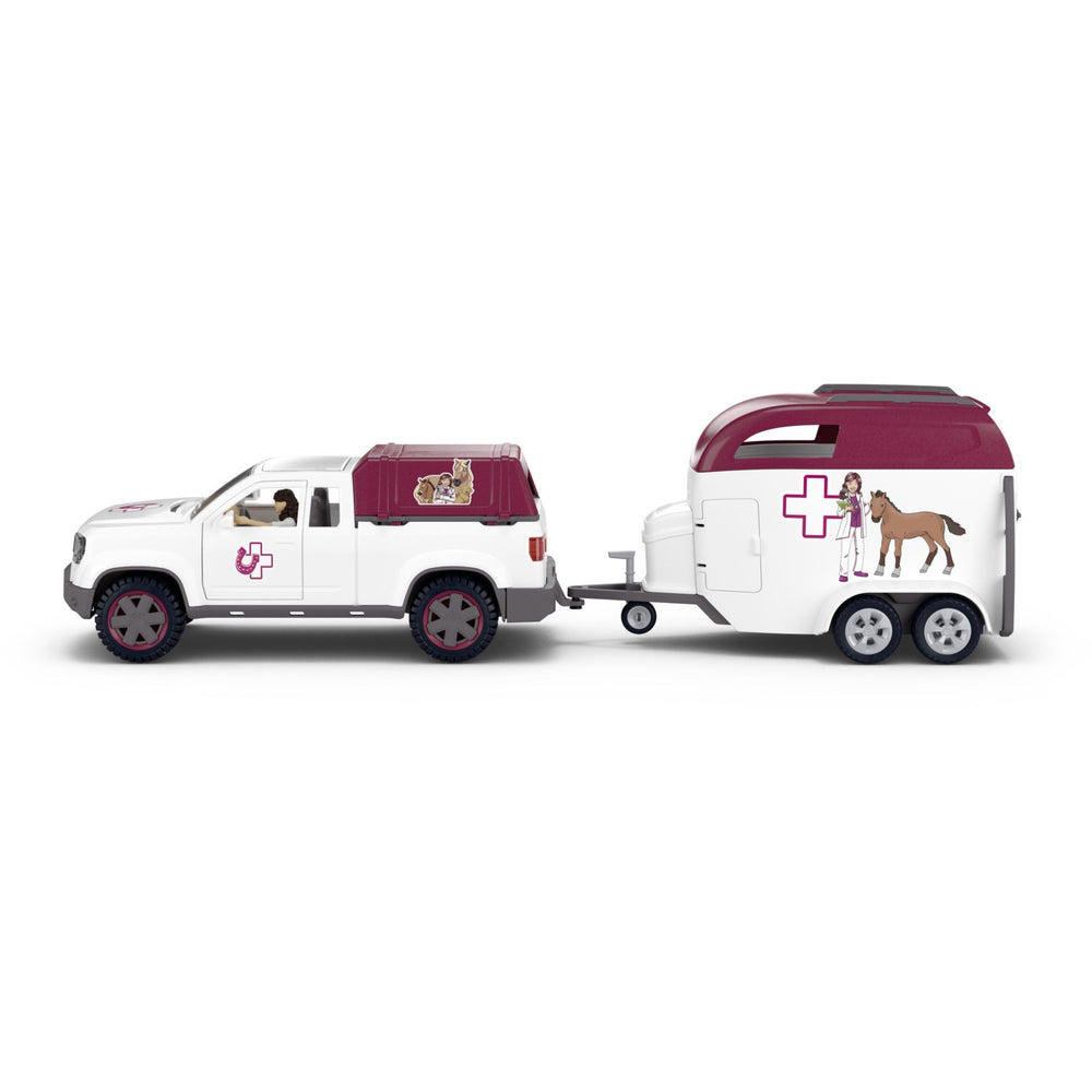 Køb Schleich Mobil Dyrlæge Med Trailer