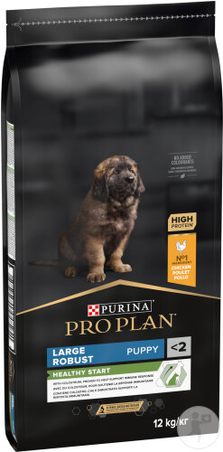 Pro Plan Healthy Start Pour Renforcer L'Immunité Croquettes Pour Chiot Large Robust Poulet 12kg