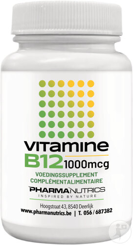 Pharmanutrics Vitamine B12 Complément Alimentaire 120 Comprimés À Croquer