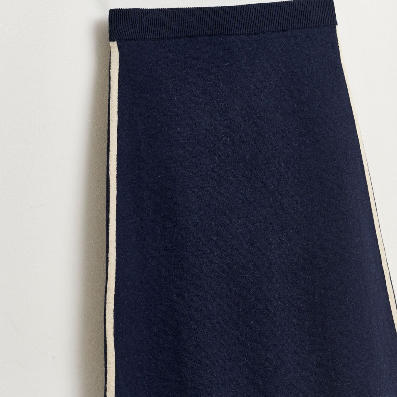 Bellerose Jupe midi en Laine mélangée Gouvy bleu marine