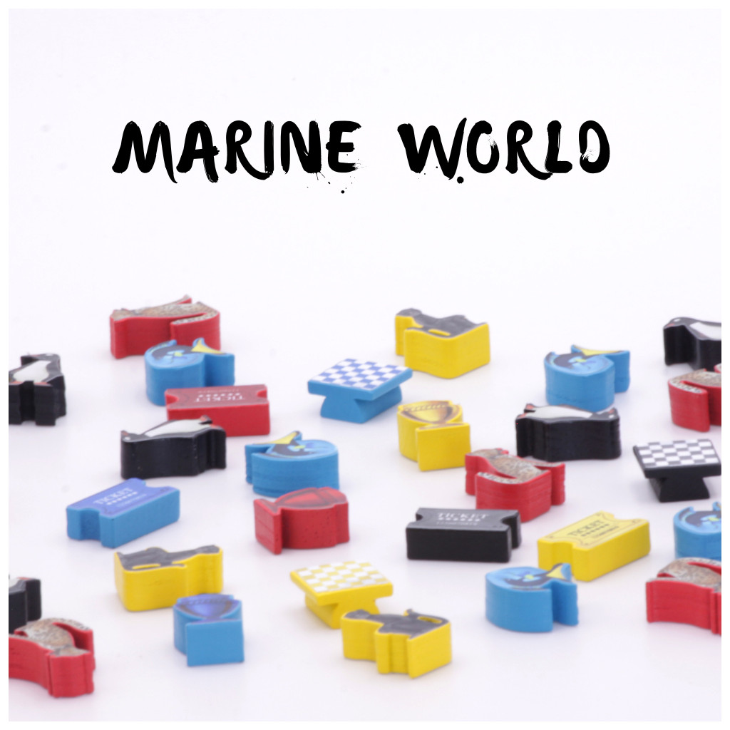 Ark Nova : Mondes Marins - Set d'autocollants