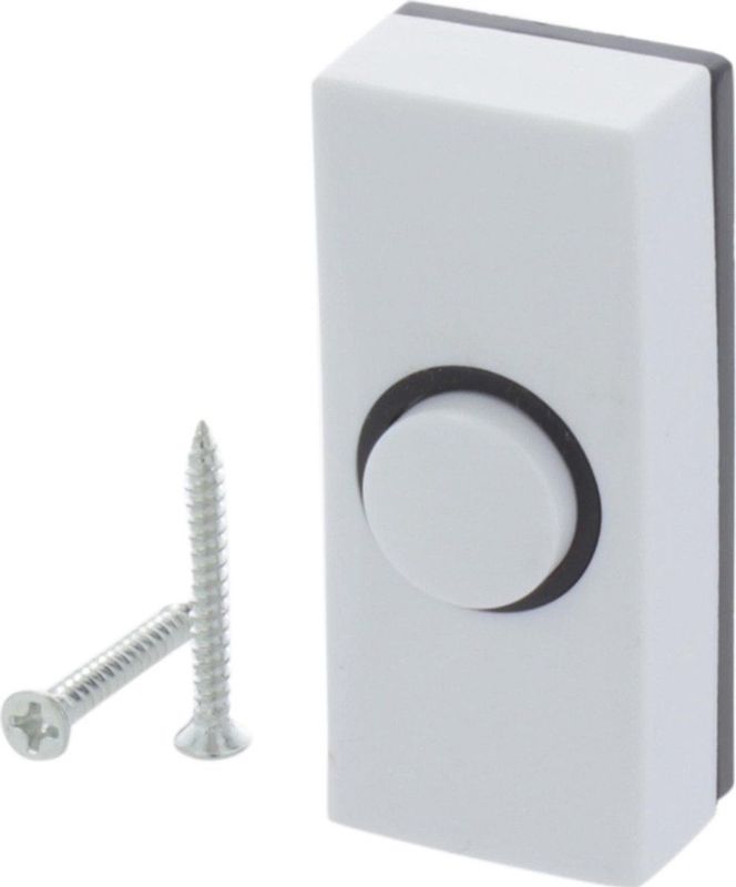 Byron - 7910 - Bedrade Beldrukker - Wit