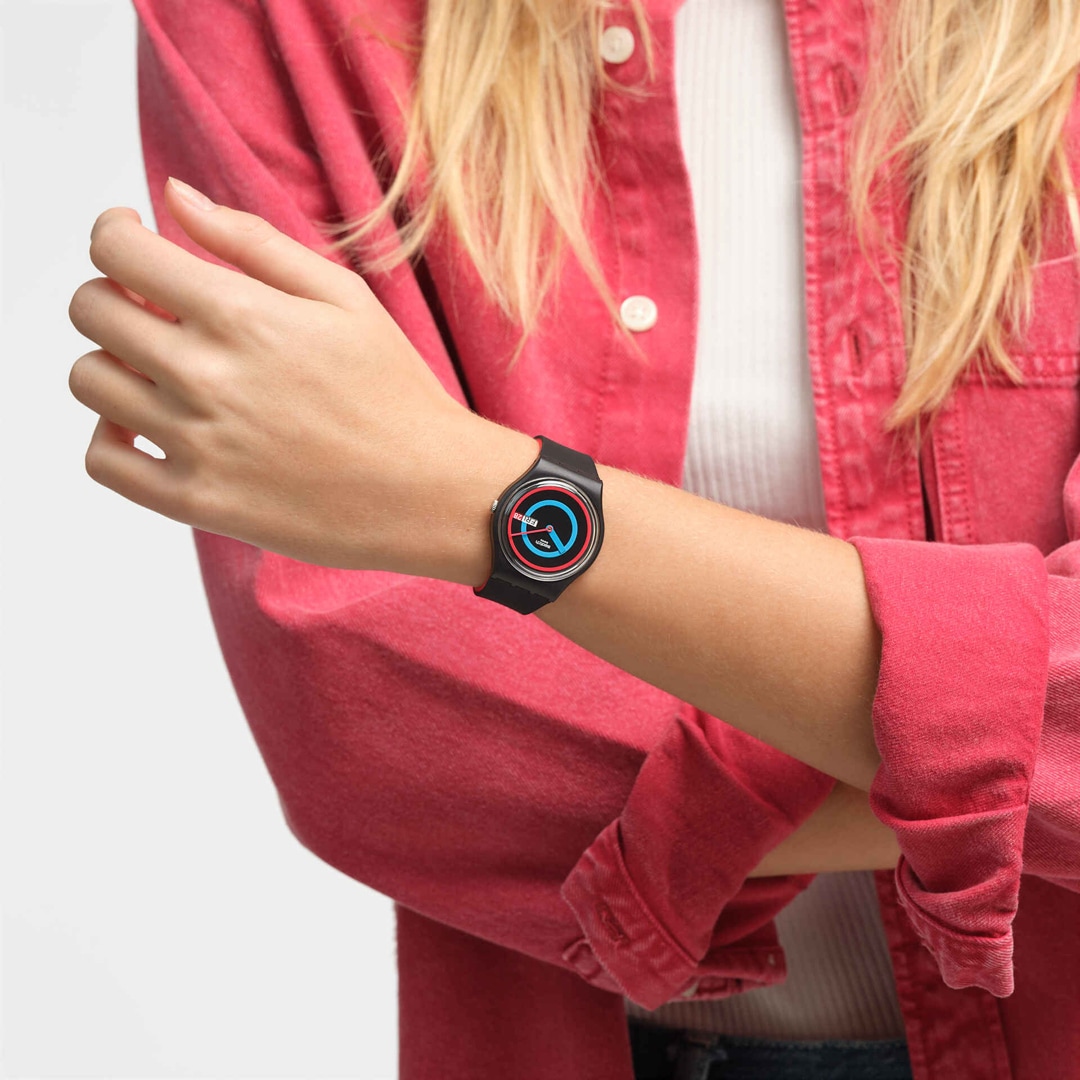Swatch Original 34 Biosourced Circling Black