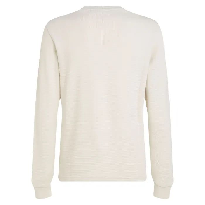 Calvin Klein Woven Label Waffle Longsleeve Shirt Heren