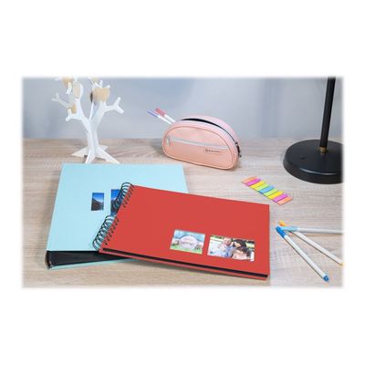 Exacompta Milano - Album photos 32 x 22 cm - 50 pages - rouge