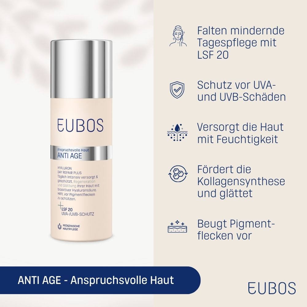EUBOS® Hyaluron Day Repair plus LSF 20 Creme