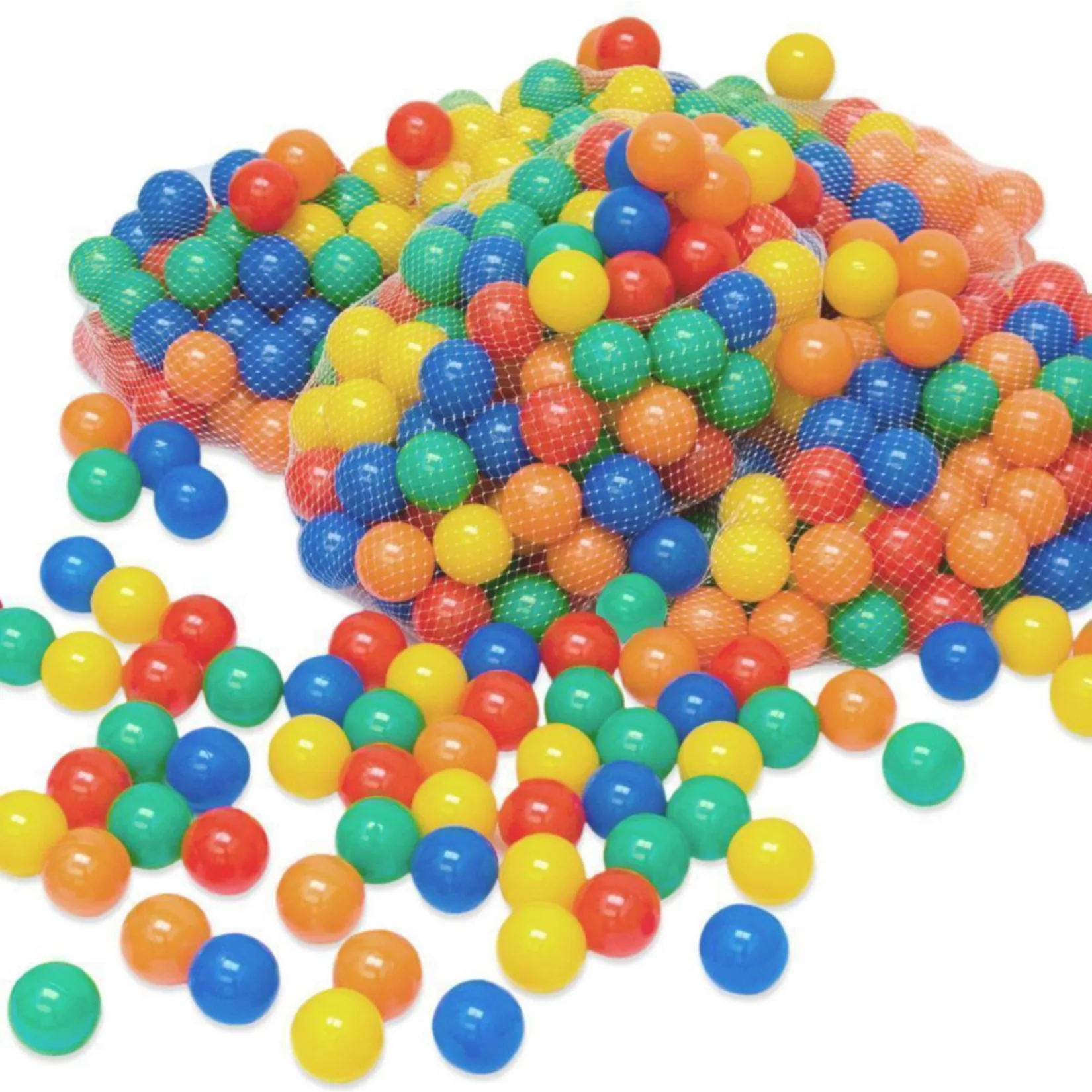 10000 bunte Bälle für Bällebad 7cm Babybälle Plastikbälle Baby Spielbälle