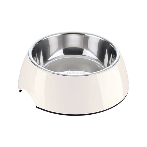 Hunter Melamine Voer- en Drinkbak - Wit
