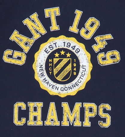 GANT Sweatshirt - 1949 Raglan - Evening Blue