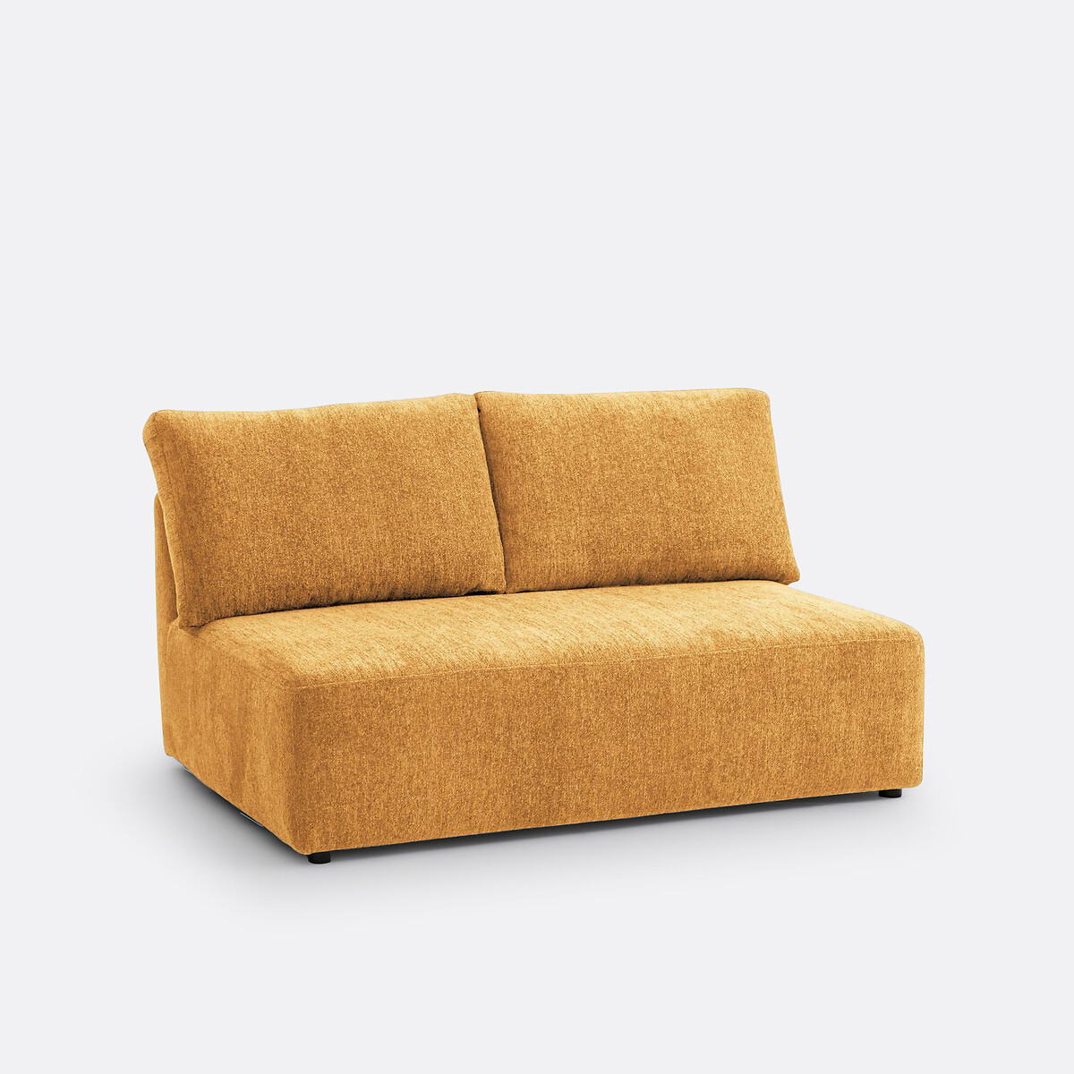 LA REDOUTE INTERIORS<br>Sofá modular de 2 lugares, tecido texturizado, Monica