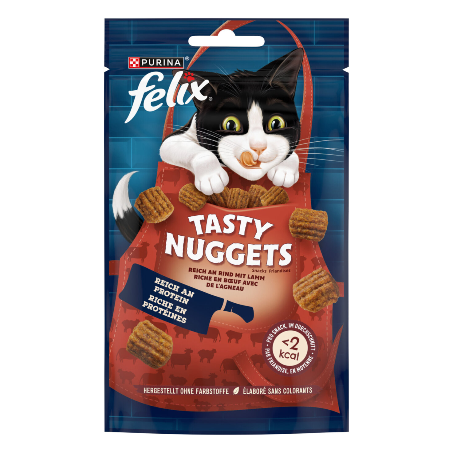 Felix Katzensnack Tasty Nuggets Rind & Lamm