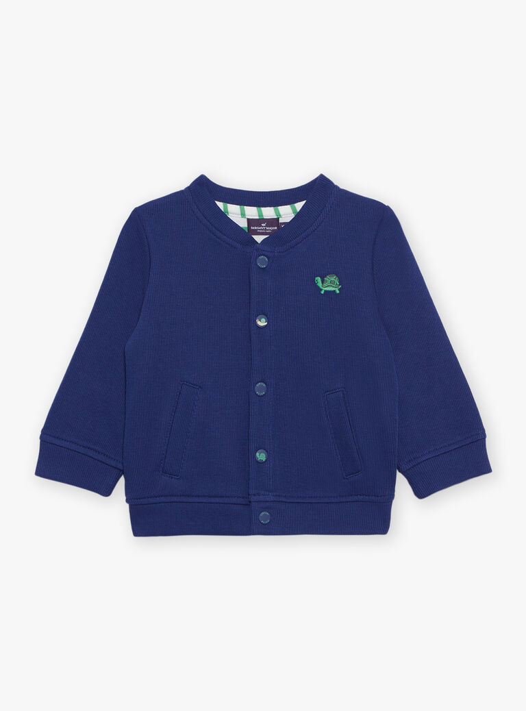 Gilet bleu nuit esprit veste