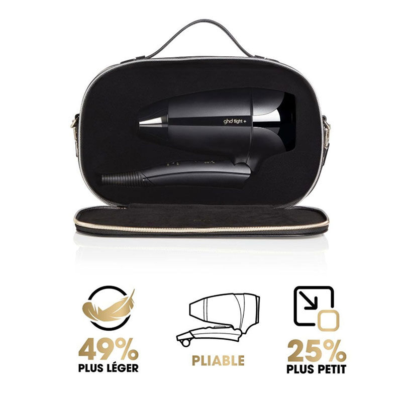 Coffret d'Exception sèche cheveux Flight+ et son vanity