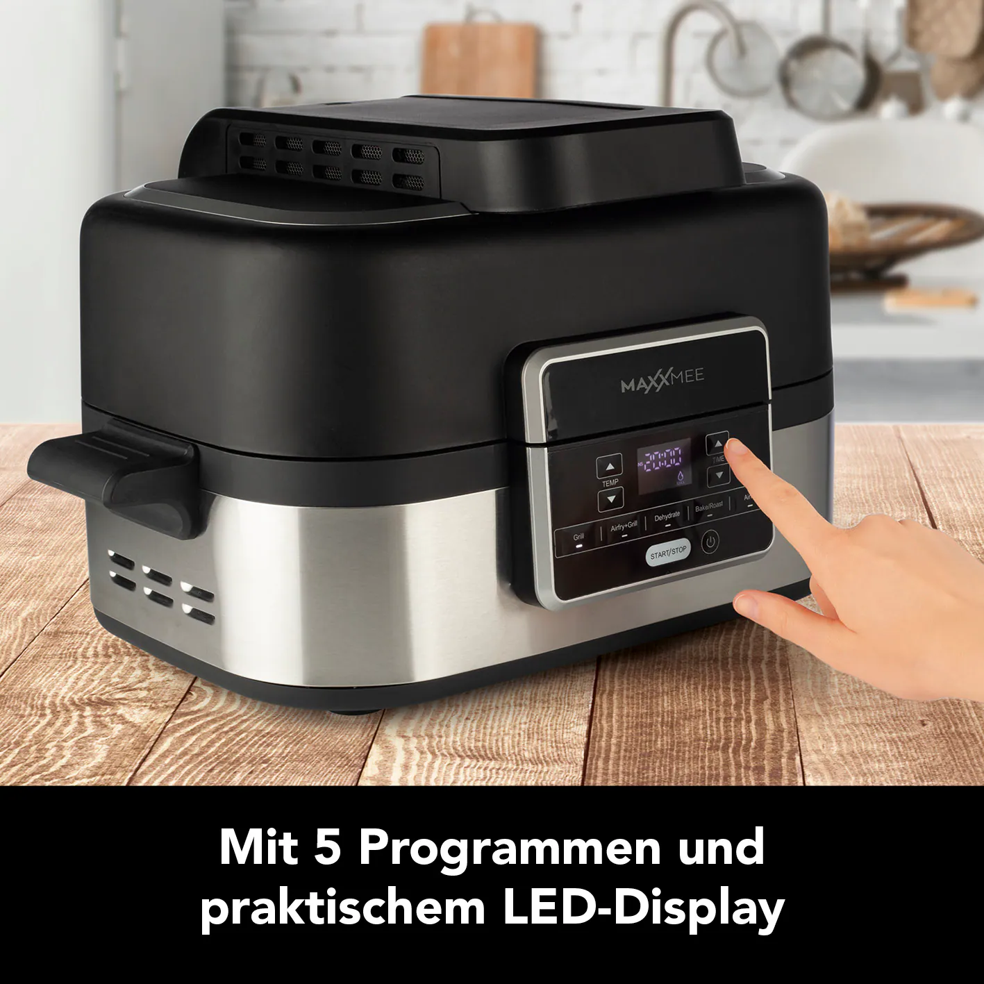 MAXXMEE Multi-Grill mit Heißluft-Funktion 1500W