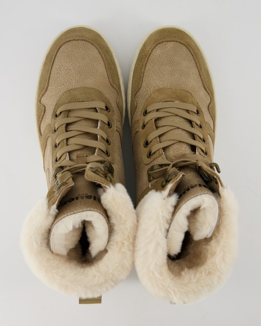 Blauer Madeline Winterstiefel in Beige