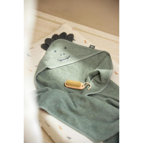 Cape de bain éponge 75x75 Jungle jambo - Ash green - JOLLEIN