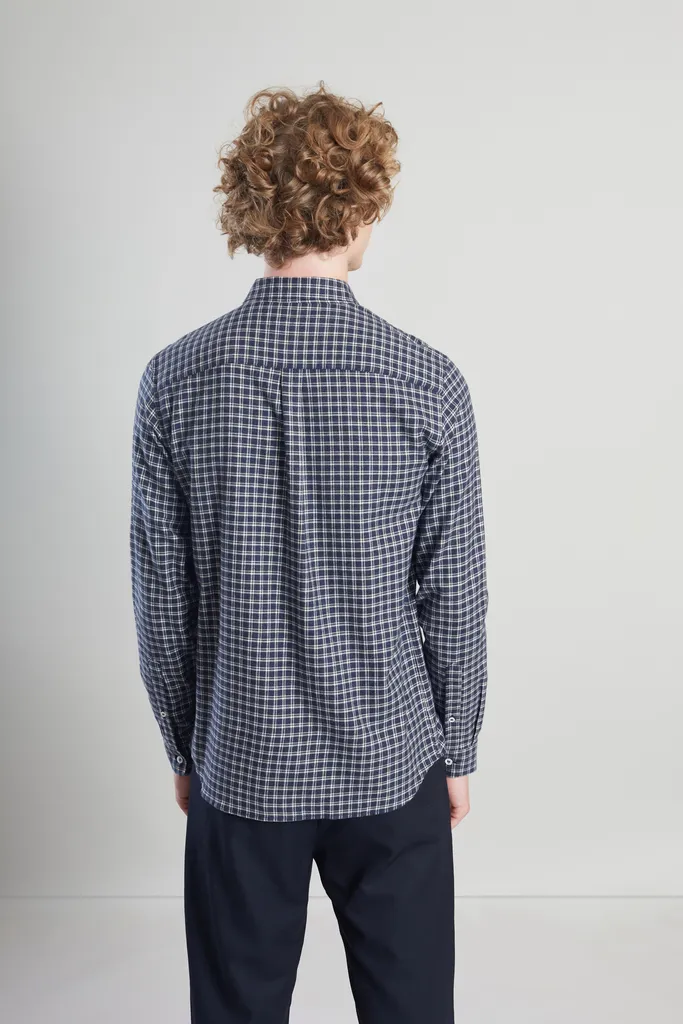 Chemise à Carreaux Flanelle Italienne L'Exception Paris
