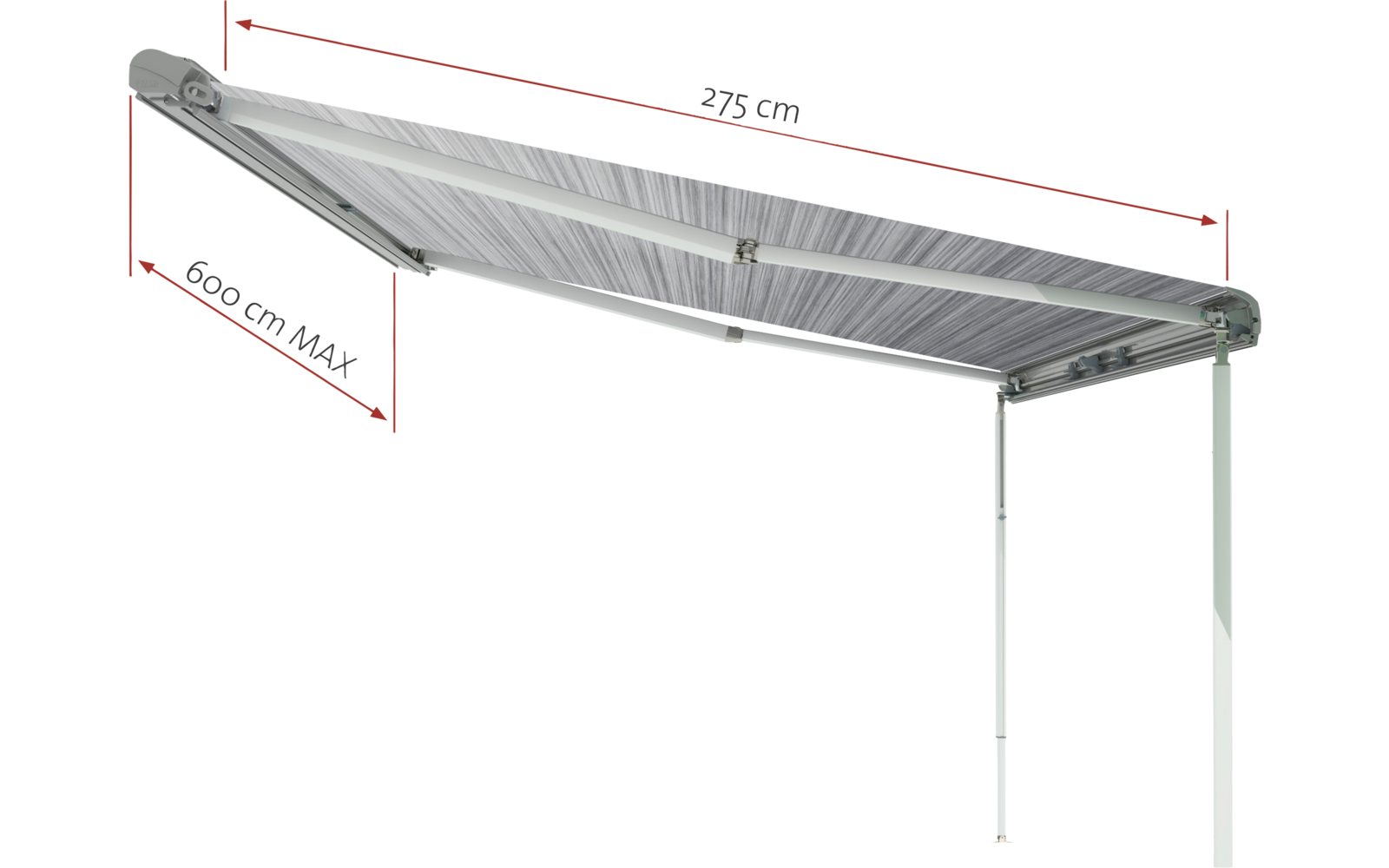 Fiamma Dachmarkise F80L 450 cm (Deep Black / Royal Grey)