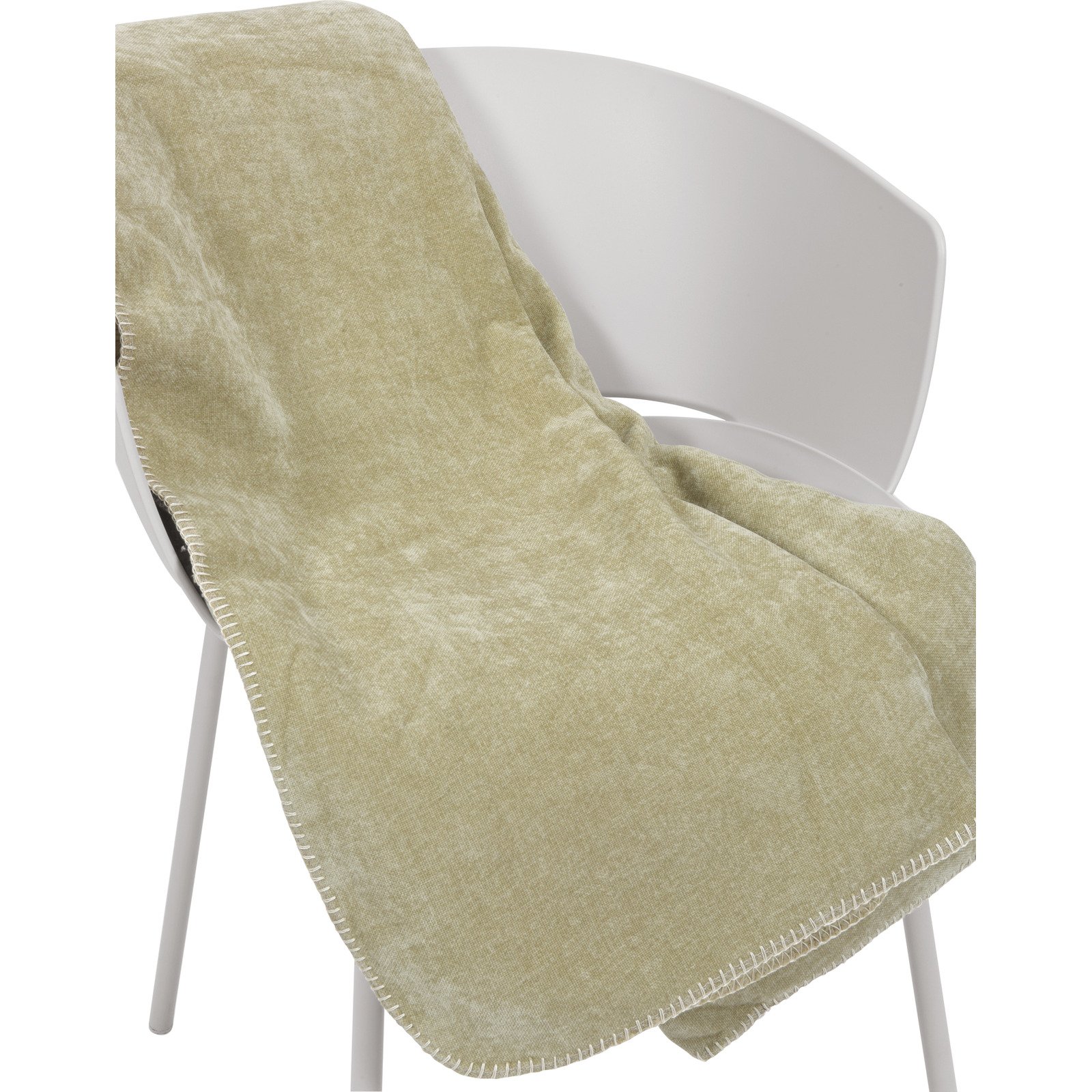 Sherpa Kuscheldecke meliert grün