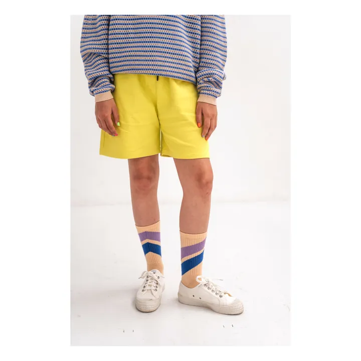Repose AMS Short Molleton Bio Shorty | Jaune