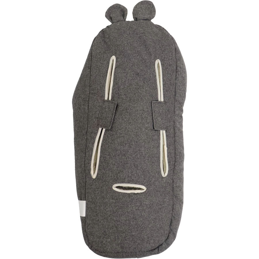 Kaiser Winterfußsack HOODY MAUS WOOL sleet grey