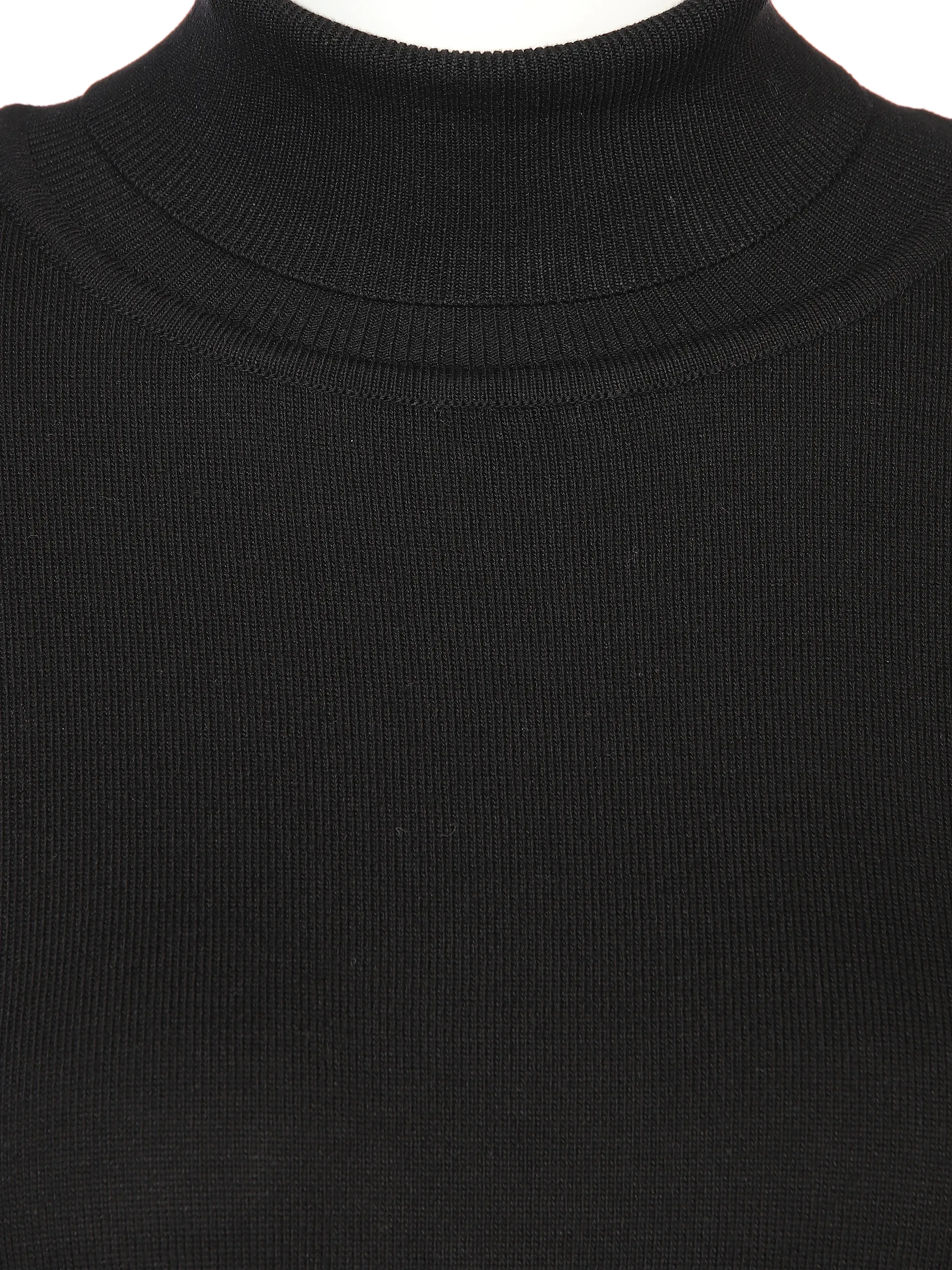 Damen Rollkragen Pullover unifarben