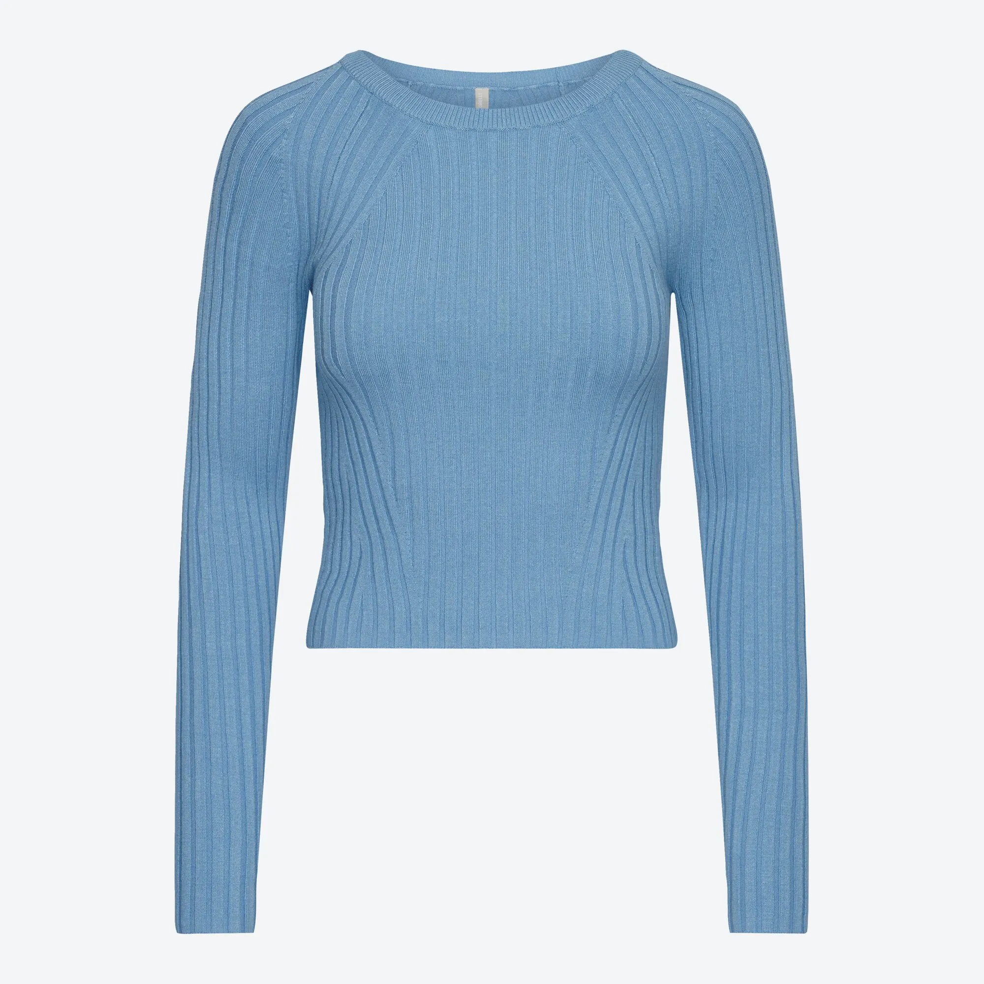 Damen-Pullover mit Ripp-Muster