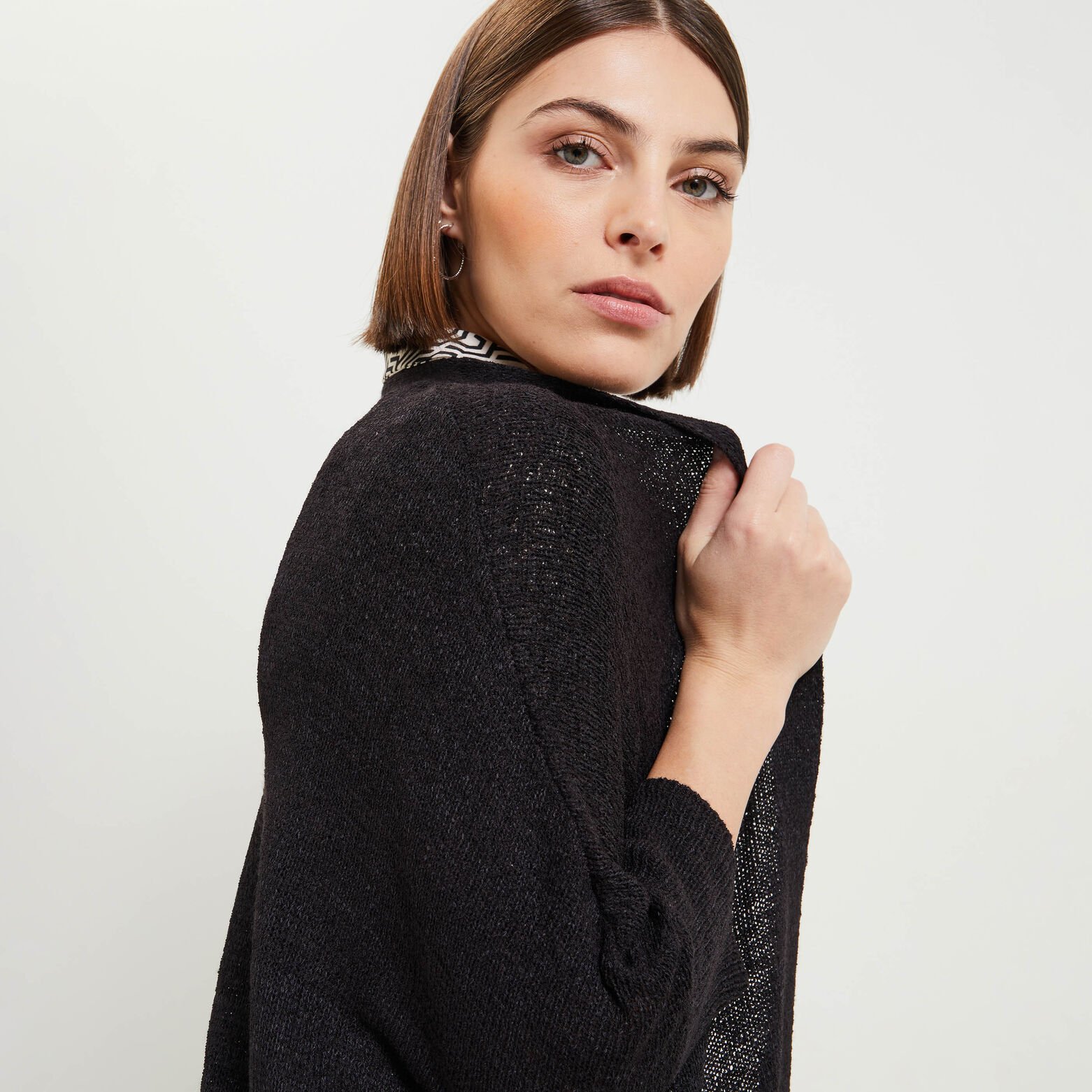 Gilet mi-long femme