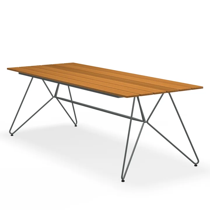 HOUE - SKETCH Outdoor Tisch 220 x 88 cm, Bambus