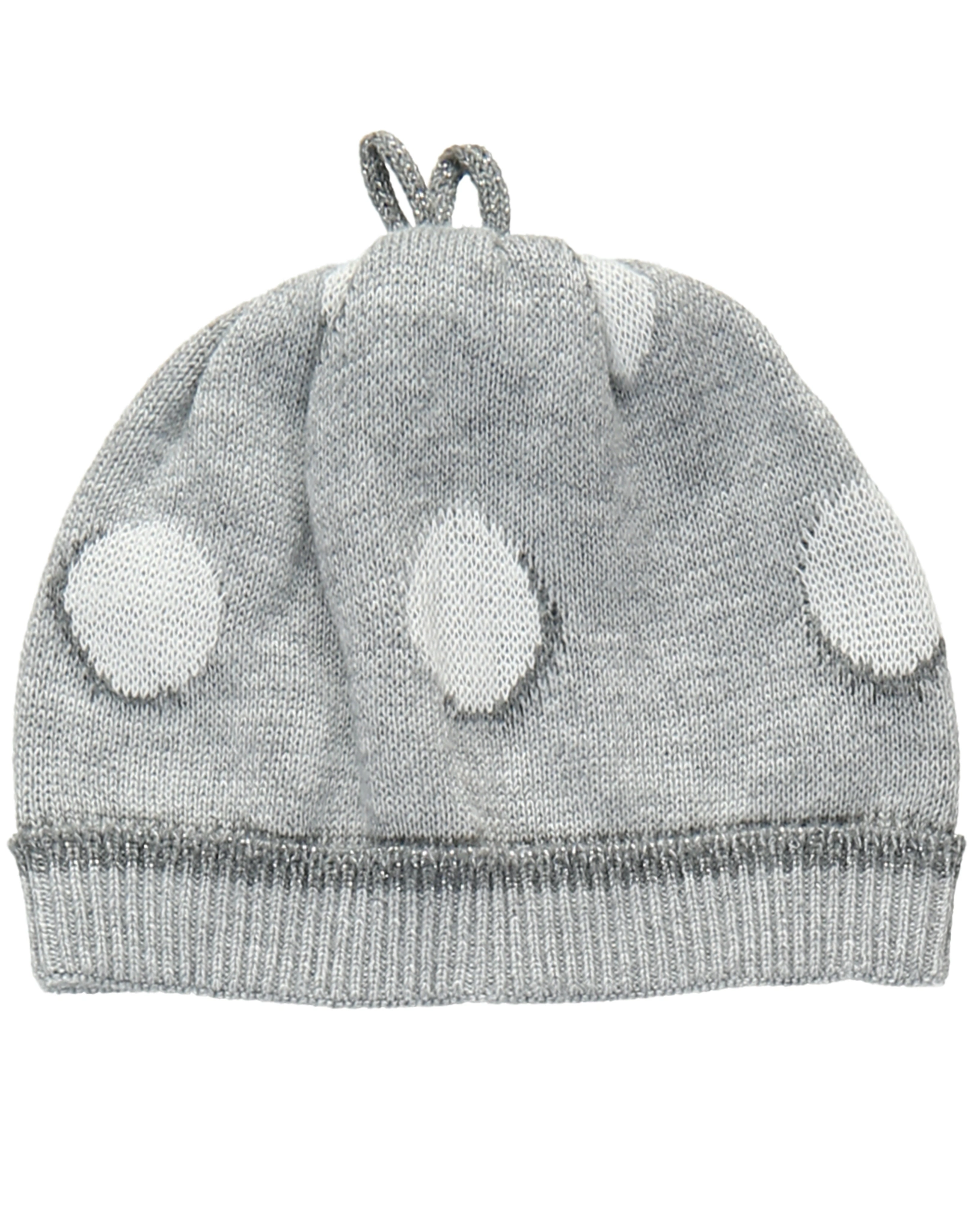 Strickpullover BUNNY 3-teilig in grau meliert