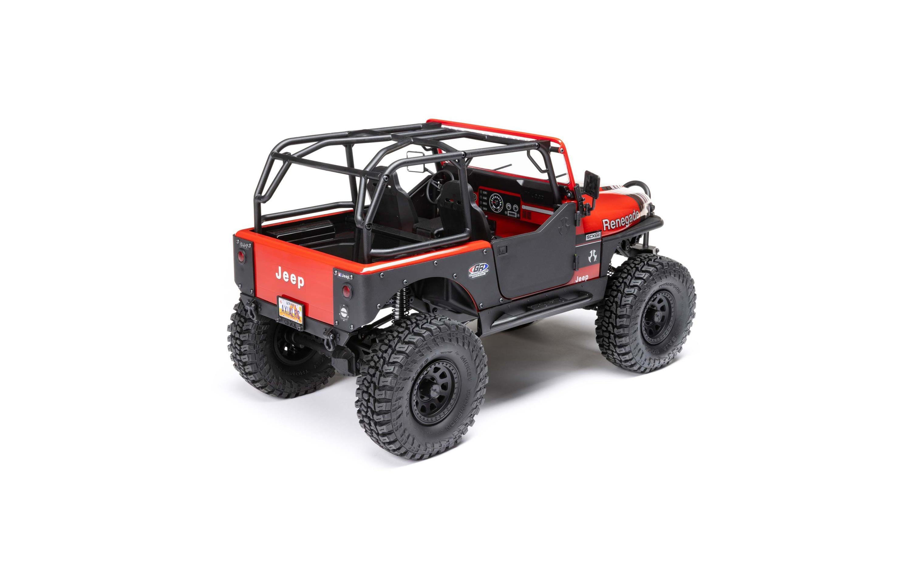 Scale Crawler SCX10 III Jeep CJ-7 Rot, ARTR, 1:10<br>Jeep CJ-7 Renegade Rock Crawler mit Spektrum Technik