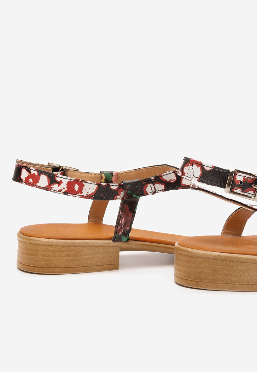 Sandales en cuir femme multicolores Nocella V2