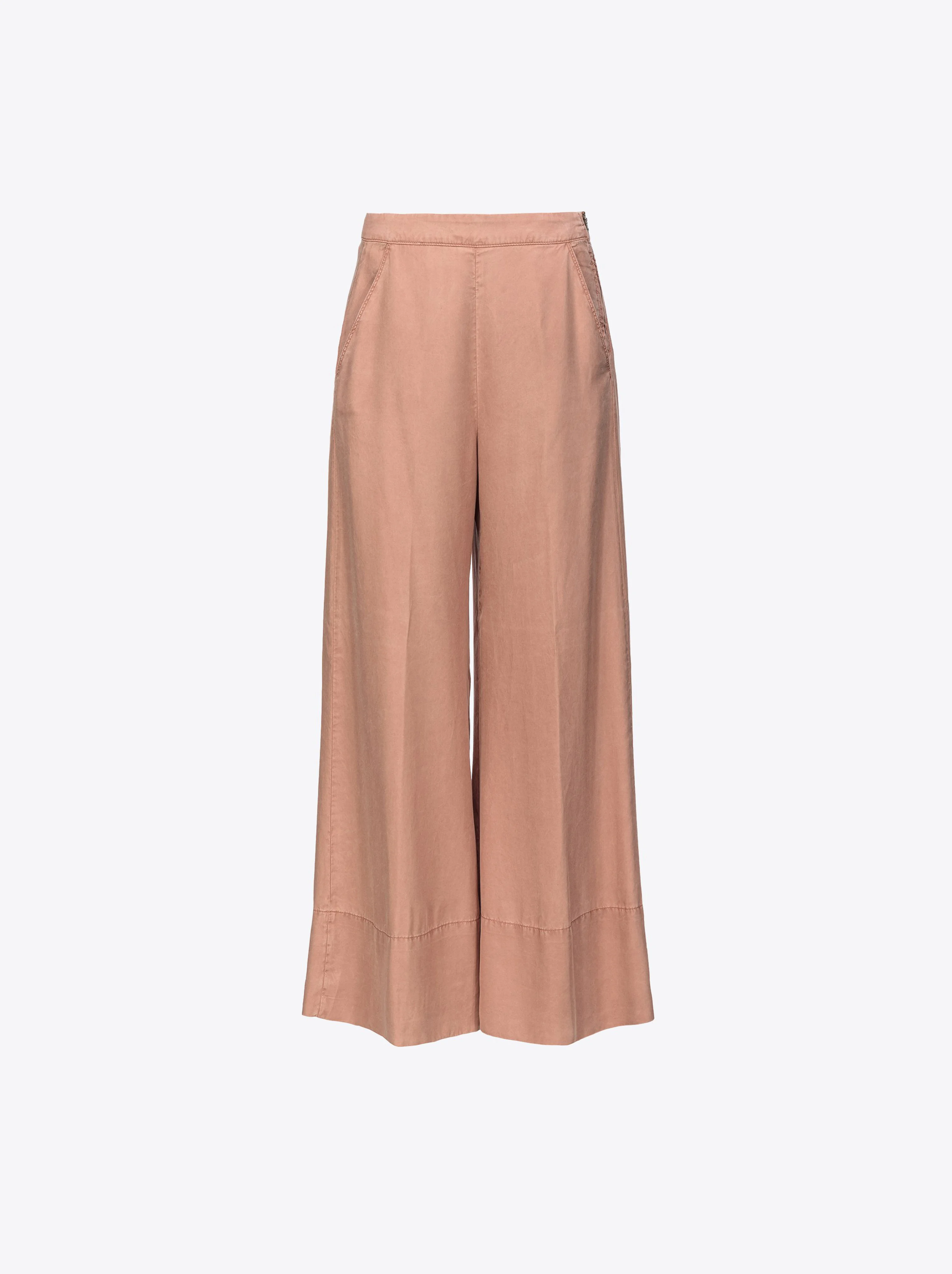 Pantalon wide leg | Beige