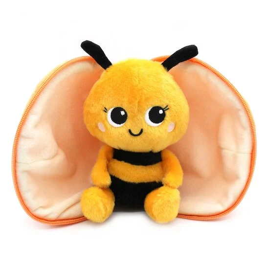 Flipetz Peluche 2 en 1 - Abeille & Mandarine   de               Les Déglingos
