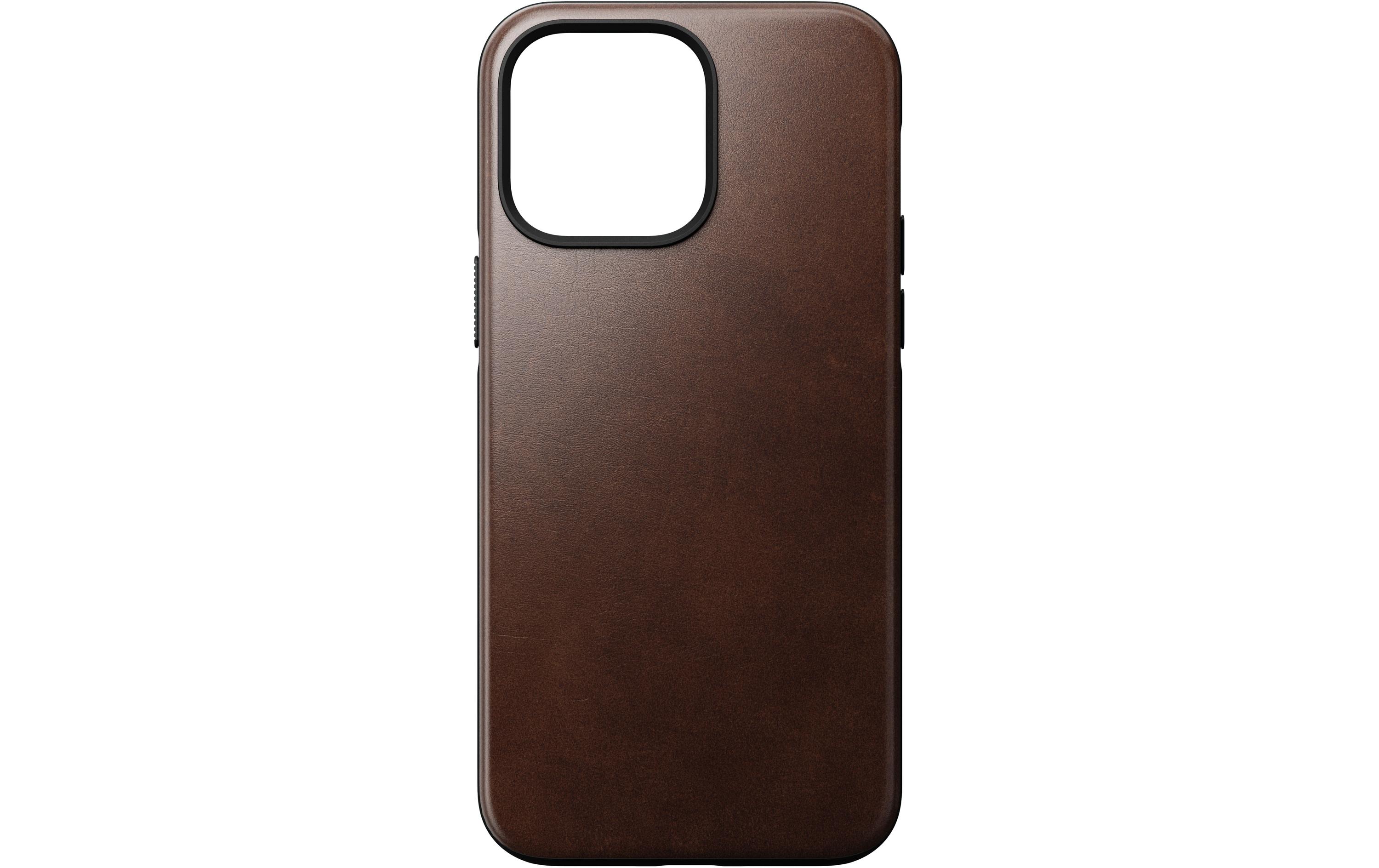 Back Cover Modern Leather Horween iPhone 14 Pro Max BraunModerne Schutzhülle aus Horween Leder für das Apple iPhone 14 Pro Max