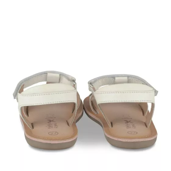 Sandales BLANC NINI & GIRLS CUIR