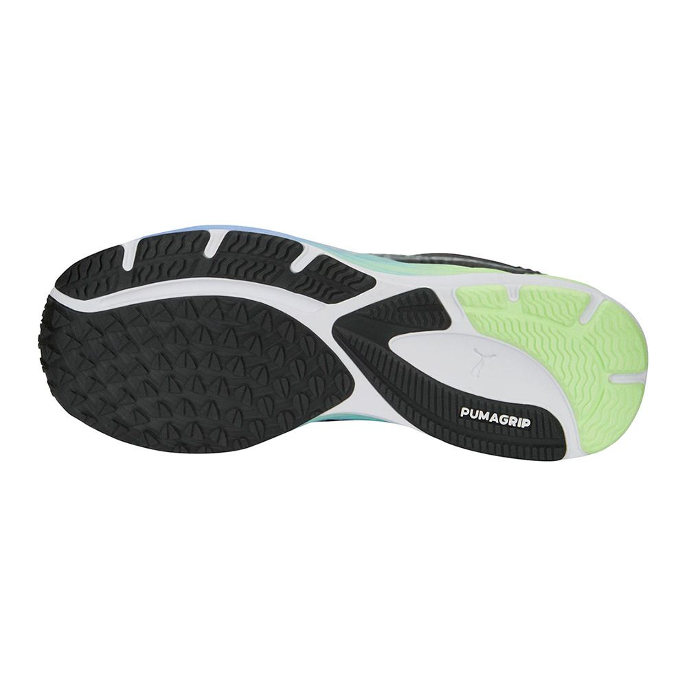Puma VELOCITY NITRO 2 FADE - Chaussures Running Homme puma black/elektro purple/puma silver