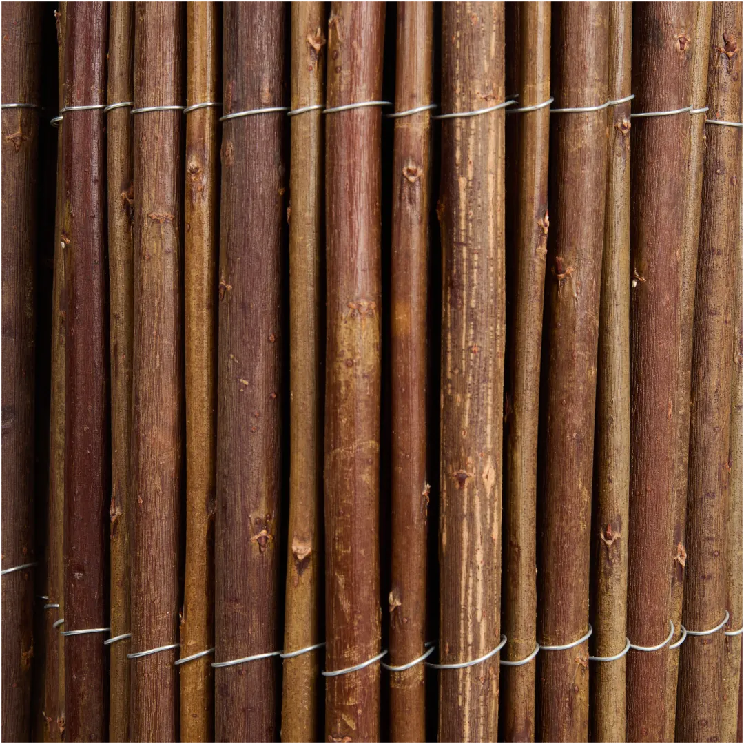 Wilgenhouten tuinscherm 100 x 250 cm