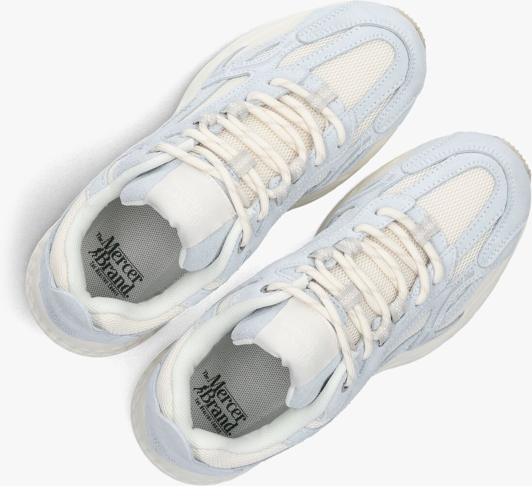 blauwe mercer amsterdam lage sneakers the re-run max suede