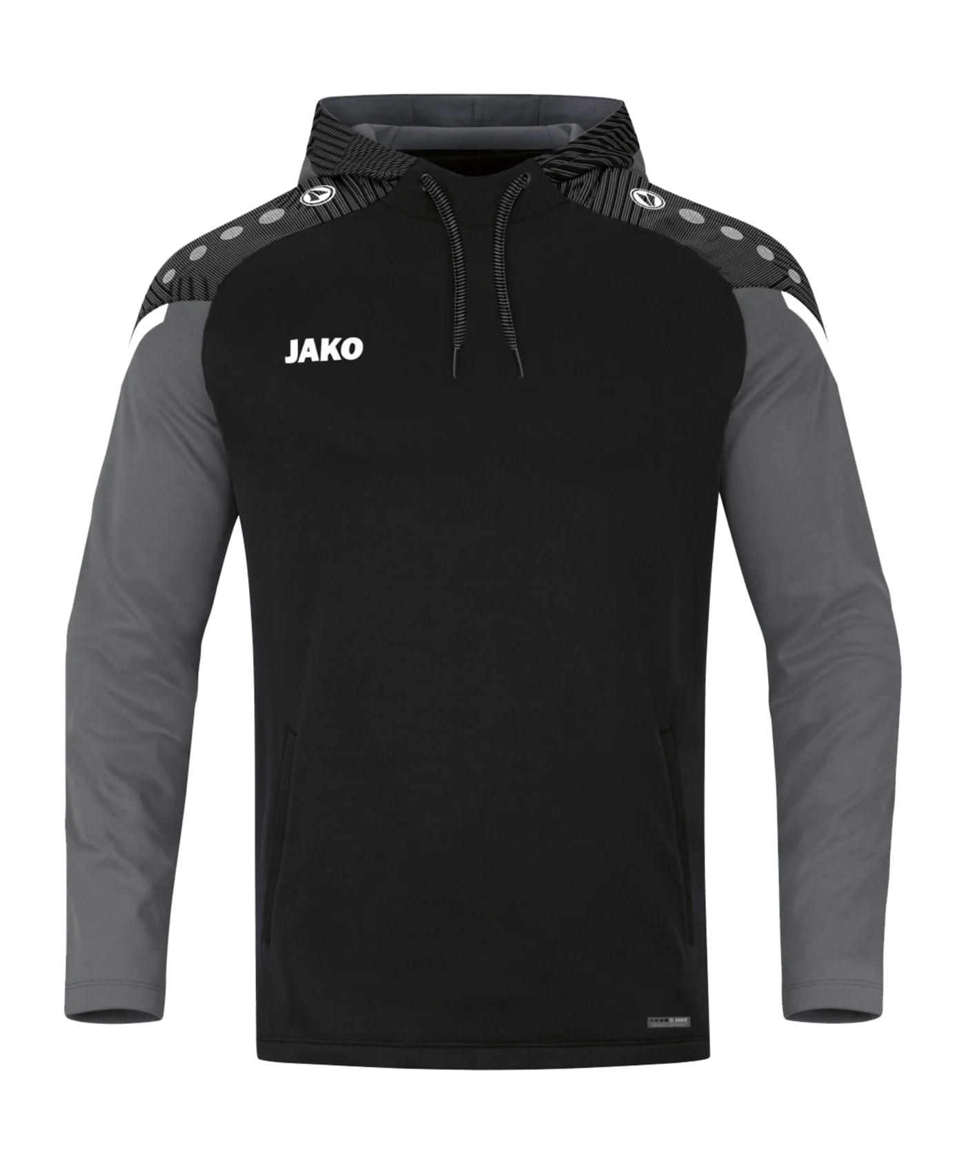 JAKO Performance Hoody Kids Schwarz Grau F804