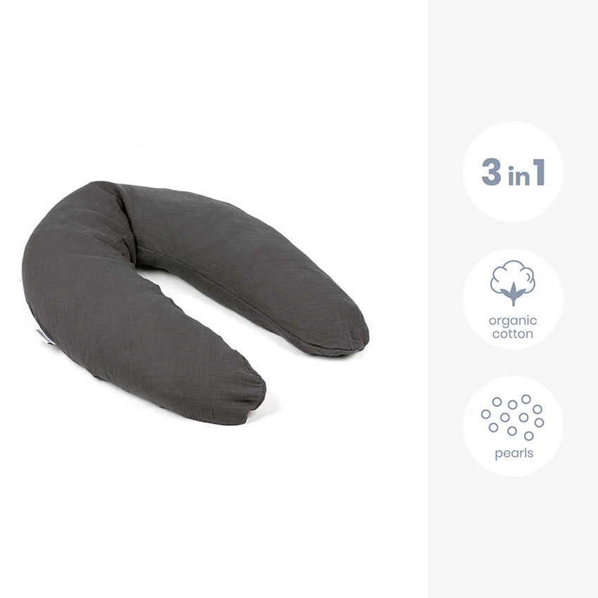 Coussin d'allaitement multi-usage Comfy Big Tetra - Grey