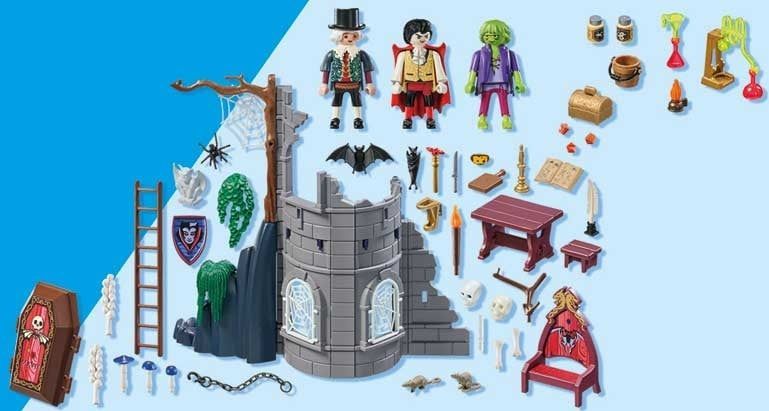 PLAYMOBIL - Promo Pack 71651 - Speelfigurenset - Inclusief Kasteelruïne en Drie Figuren - 88-delig