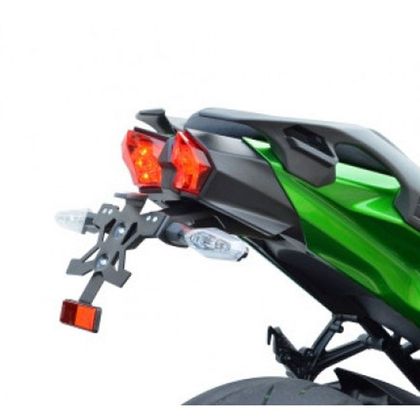 Support de plaque Top Block KAWASAKI - Noir