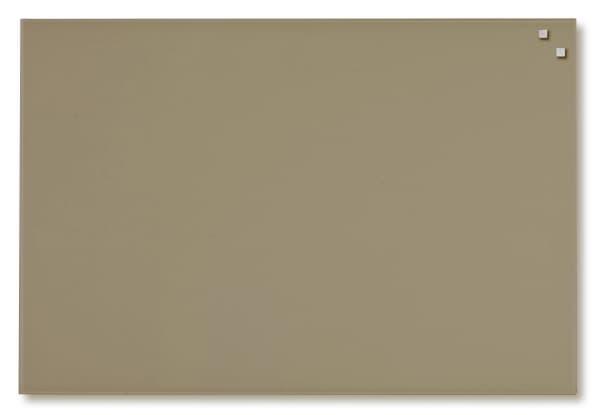 Magnetisk glastavle 60 x 80 cm beige