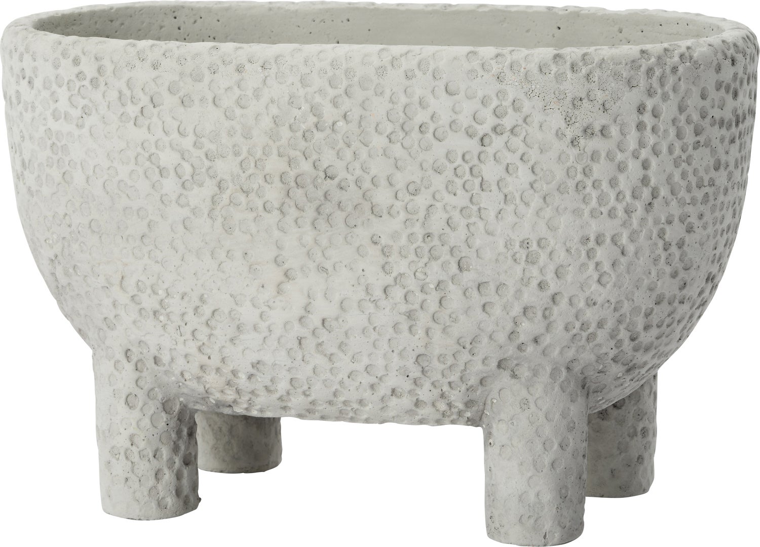 Intratuin pot Tord grijs 20 x 11,5 x 13 cm