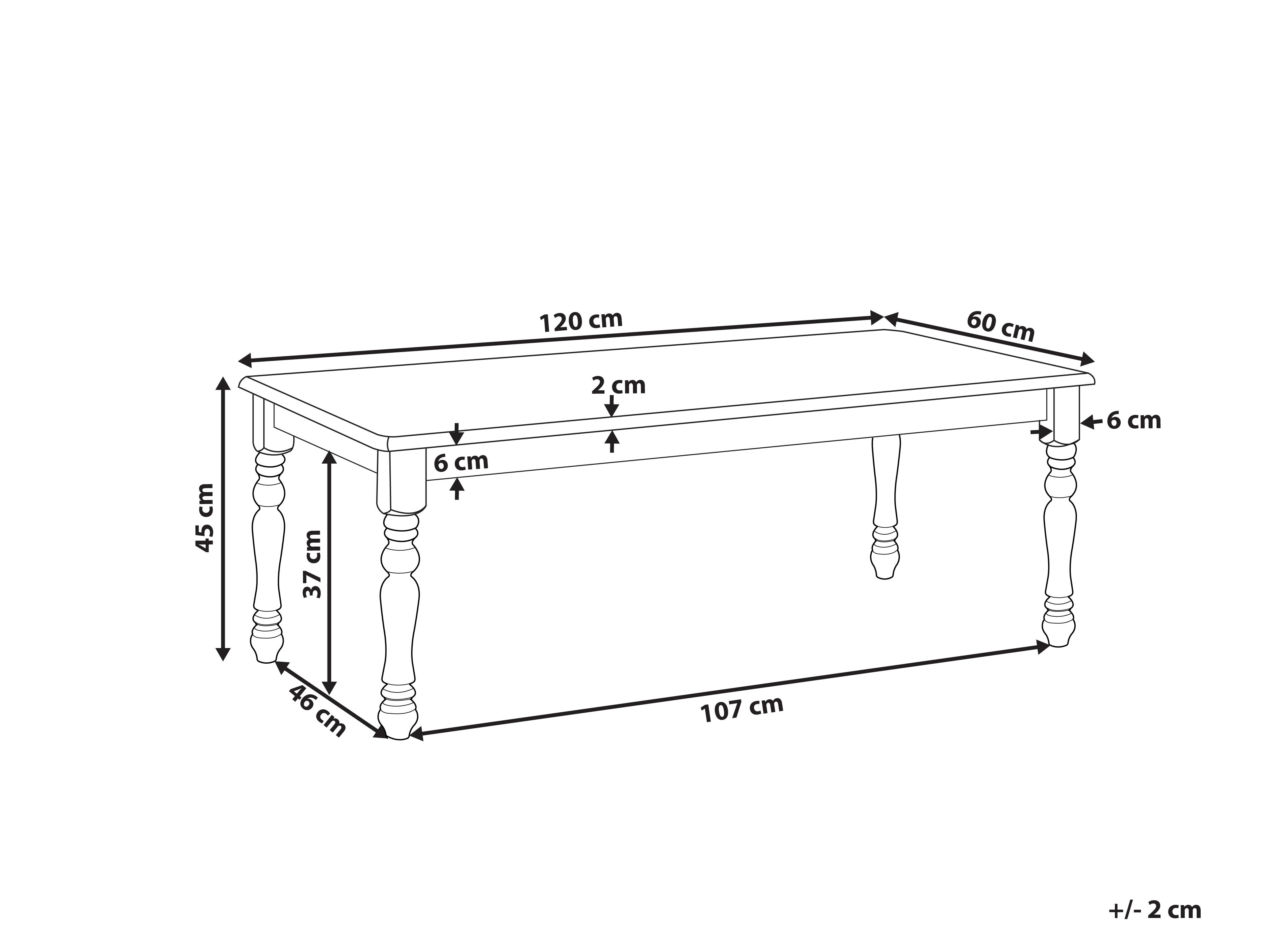 Salontafel KOKOMO Wit