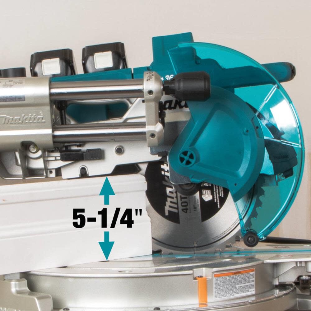 Makita 36V 18V X2 LXT Miter Saw 10" Dual Bevel Sliding with Laser Kit