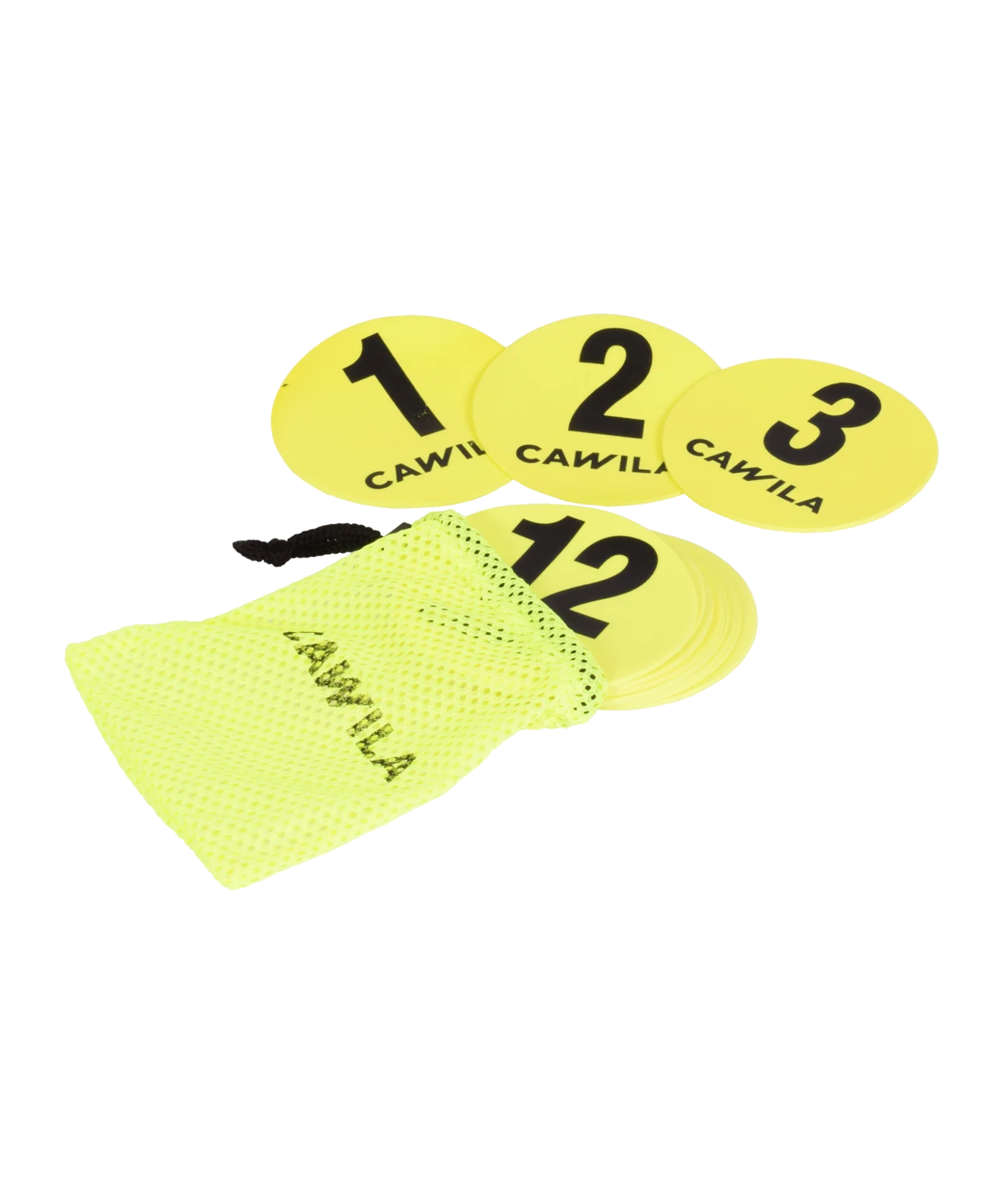 Cawila Floormarker Nr.1-12 Set 12,5 cm Gelb