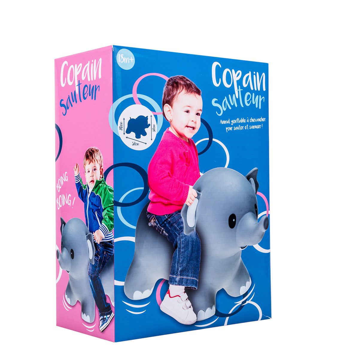 Copain sauteur éléphant
