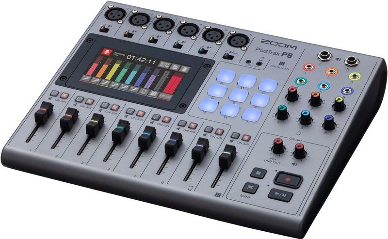 Zoom - PodTrak P8 - Audio Interface - Zwart - USB-C